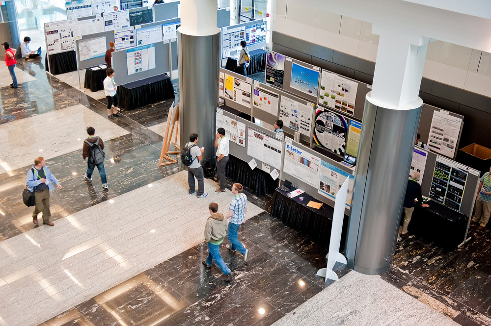 SIGGRAPH attendees at Vancouver Convention Centre