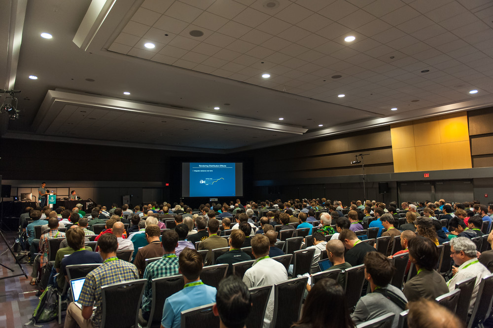 SIGGRAPH presentation at Vancouver Convention Centre