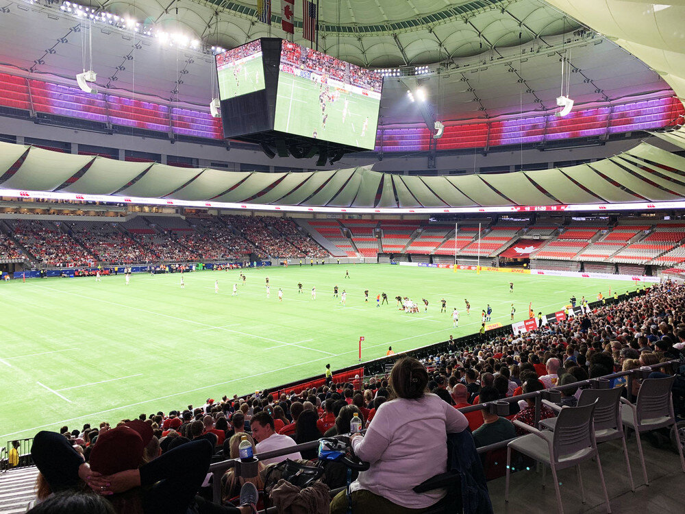 Rugby at BC Place Stadium